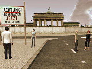 auf westlicher Seite Platz vor dem Brandenburger Tor