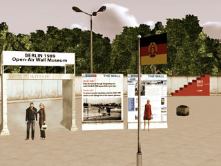 Virtuelles Mauermuseum in Twinity